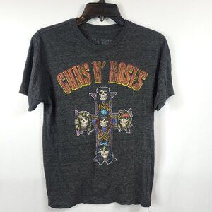 Guns & Roses Official Appetite for Destruction Dark Grey Tshirt Sz Medium